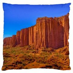 Talampaya National Park Landscape, La Rioja, Argentina045 Large Flano Cushion Case (two Sides) by dflcprintsclothing