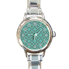 Tiles Round Italian Charm Watch by Sobalvarro