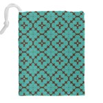 Tiles Drawstring Pouch (4XL) Back