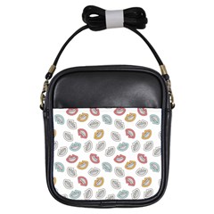 Happy Doodle Laugh Girls Sling Bag by tmsartbazaar