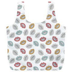 Happy Doodle Laugh Full Print Recycle Bag (xl) by tmsartbazaar