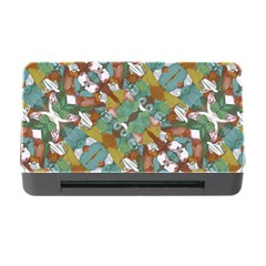 Multicolored Collage Print Pattern Mosaic Memory Card Reader With Cf by dflcprintsclothing