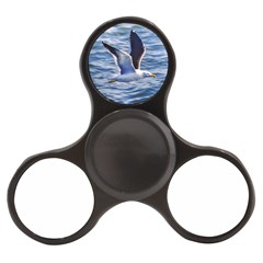 Seagull Flying Over Sea, Montevideo, Uruguay Finger Spinner by dflcprintsclothing