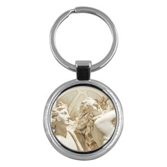 Apollo And Daphne Bernini Masterpiece, Italy Key Chain (round) by dflcprintsclothing