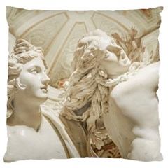 Apollo And Daphne Bernini Masterpiece, Italy Large Cushion Case (one Side) by dflcprintsclothing