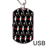 Halloween Dog Tag USB Flash (One Side) Front