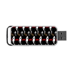 Halloween Portable Usb Flash (one Side) by Sparkle