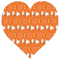 Halloween Wooden Puzzle Heart