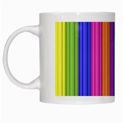 Colorful Spongestrips White Mugs by Sparkle