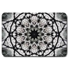 Evil Mandala  Large Doormat  by MRNStudios