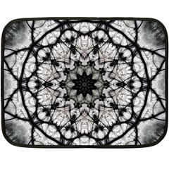 Evil Mandala  Double Sided Fleece Blanket (mini)  by MRNStudios