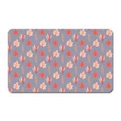 Auntumn Pretty Leaves Pattern Magnet (Rectangular)