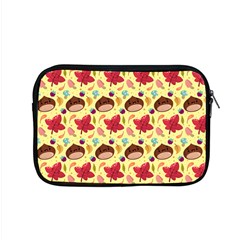 Cute Leaf Pattern Apple Macbook Pro 15  Zipper Case by designsbymallika