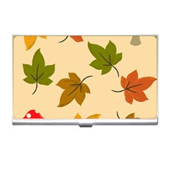 Autumn Leaves Business Card Holder by DithersDesigns