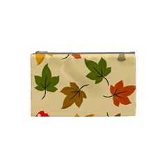 Autumn Leaves Cosmetic Bag (small) by DithersDesigns