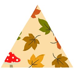 Autumn Leaves Wooden Puzzle Triangle by DithersDesigns