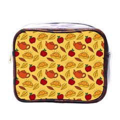 Apple Pie Pattern Mini Toiletries Bag (one Side)