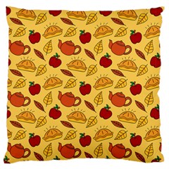 Apple Pie Pattern Large Cushion Case (two Sides)