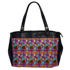 Nuts And Mushroom Pattern Oversize Office Handbag by designsbymallika