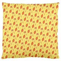 Autumn Leaves 4 Large Cushion Case (two Sides) by designsbymallika