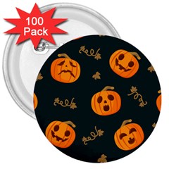 Halloween 3  Buttons (100 Pack)  by Sobalvarro