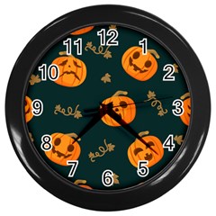 Halloween Wall Clock (black) by Sobalvarro