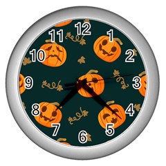 Halloween Wall Clock (silver)