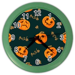 Halloween Color Wall Clock by Sobalvarro