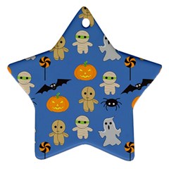 Halloween Star Ornament (two Sides)