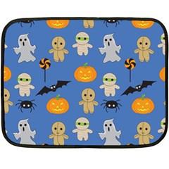 Halloween Fleece Blanket (mini) by Sobalvarro