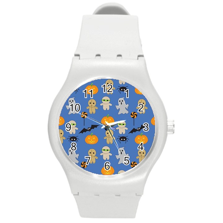 Halloween Round Plastic Sport Watch (M)