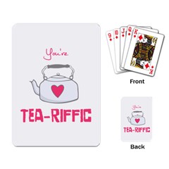 Your Tea-riffic Playing Cards Single Design (rectangle) by CuteKingdom