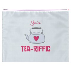 Your Tea-riffic Cosmetic Bag (xxxl) by CuteKingdom