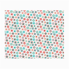 Aqua Coral Small Glasses Cloth (2 Sides) by CuteKingdom