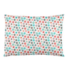 Aqua Coral Pillow Case by CuteKingdom