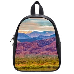 Arid Andean Landscape, La Rioja, Argentina010 School Bag (small) by dflcprintsclothing