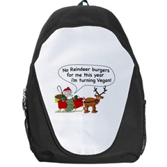 Vegan Santa Backpack Bag by CuteKingdom