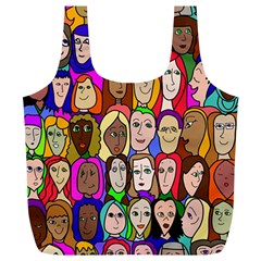 Sisters Full Print Recycle Bag (xl) by Kritter