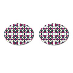 Geometric Cufflinks (Oval)