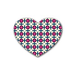 Geometric Rubber Coaster (heart) 