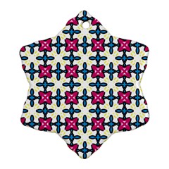 Geometric Snowflake Ornament (Two Sides)