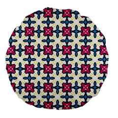 Geometric Large 18  Premium Round Cushions