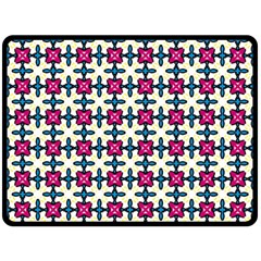 Geometric Double Sided Fleece Blanket (Large) 