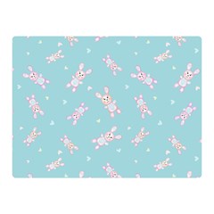 Rabbit  Double Sided Flano Blanket (Mini) 