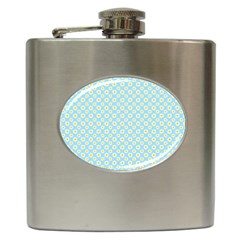 Daisies Hip Flask (6 Oz) by CuteKingdom