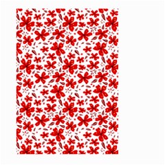 Red Flowers Large Garden Flag (two Sides) by CuteKingdom