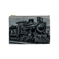 Steam Locomotive, Montevideo, Uruguay Cosmetic Bag (medium) by dflcprintsclothing