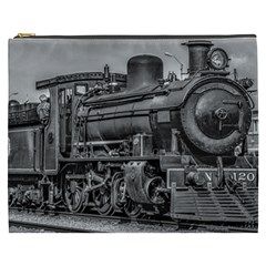 Steam Locomotive, Montevideo, Uruguay Cosmetic Bag (xxxl) by dflcprintsclothing