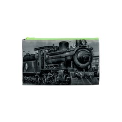 Steam Locomotive, Montevideo, Uruguay Cosmetic Bag (xs) by dflcprintsclothing