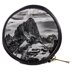 Fitz Roy And Poincenot Mountains, Patagonia Argentina Mini Makeup Bag by dflcprintsclothing